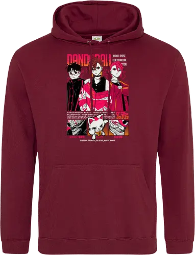 Dandadan - dandadan, paranormal anime, alien invasion, yokai battle, sci fi horror, action comedy manga, supernatural duo, japanese manga series, anime illustration - Standard Hoodie