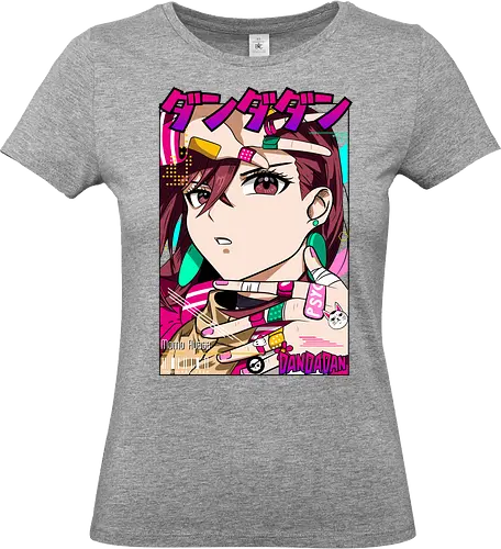 Momo Ayase – Paranormal Battle Queen - dandadan, momo ayase, paranormal fighter, yokai battle, action comedy anime, strong anime girl, manga anime, japanese animation, anime illustration - Standard T-Shirt (Frauen)