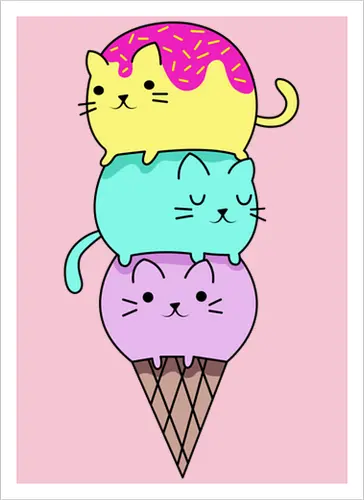 Gatos en Helado