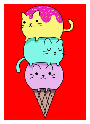 Gatos en Helado