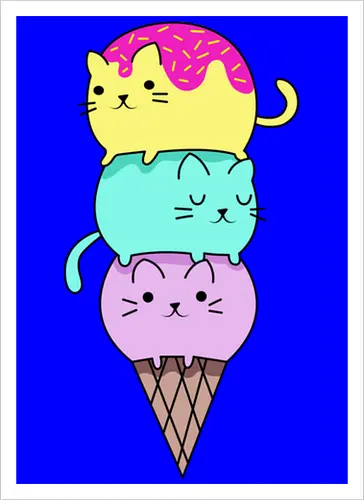 Gatos en Helado
