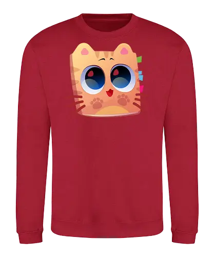 Libro de Gatos - Gato, Animal, Luz, Estudio, Adorable, Libro, Gato Lindo, Gatos Lindos, Cálido, Leer, Acogedor, Confort, Historia, Interesante - Sweatshirt