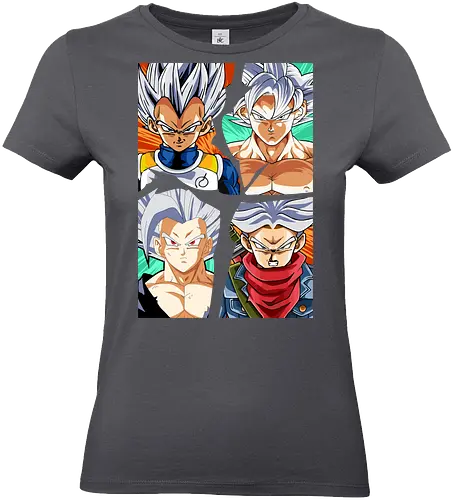 the four saiyan god - songoku, anime, manga, songohan, vegeta, trunks, supersaiyan, saiyan, ultrainstinct, Dragon - Standard T-Shirt (Frauen)