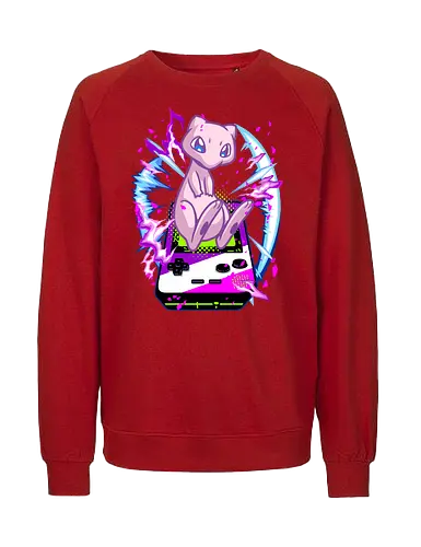 lucky gacha mew  - anime, manga, Pocket, mew, legend, cute, funny, videogame, game, retro, vintage, monster - Fairtrade Sweatshirt