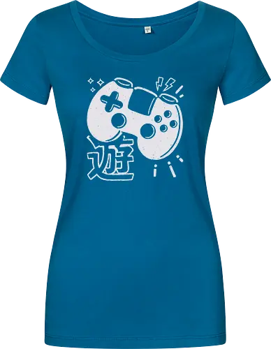 90s Gaming Controller Monochrome