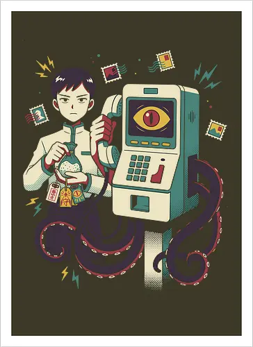 "Spectral Connection" Retro Japanese Surreal Anime