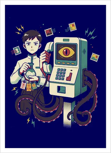 "Spectral Connection" Retro Japanese Surreal Anime