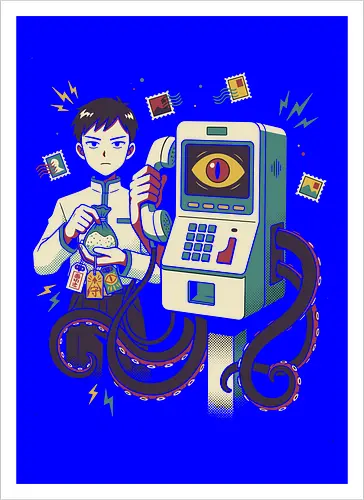 "Spectral Connection" Retro Japanese Surreal Anime