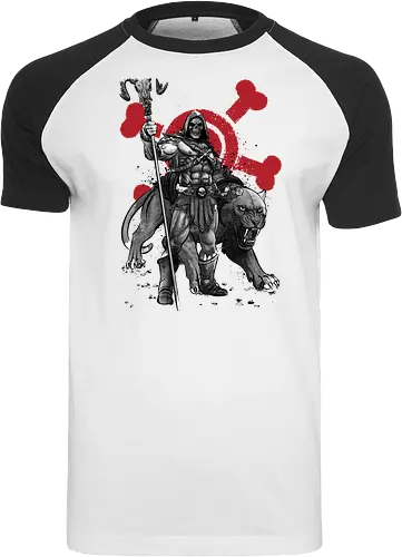 Evil lord of destruction and panther sumi e