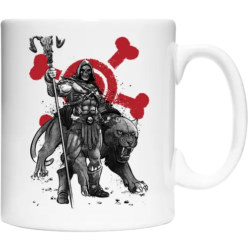 Evil lord of destruction and panther sumi e