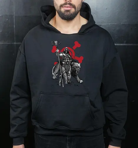 Evil lord of destruction and panther sumi e