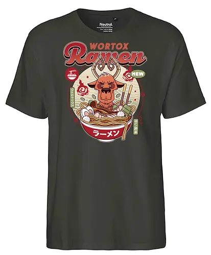 Wortox Vintage Ramen - survive, survival, wortox, ramen, dont starve, dont starve together, beefalo wool, wilson, chester, wendy, indie game, gamer, gaming, video games, abigail - Fairtrade T-Shirt