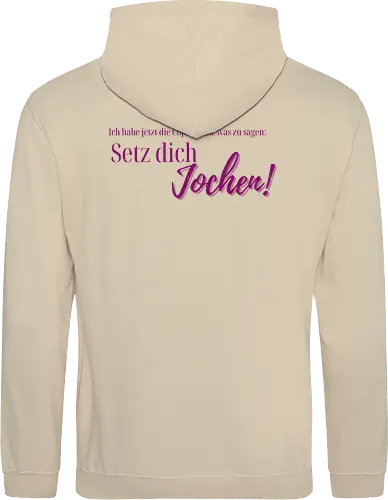 Setz dich Jochen-Rückendruck