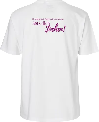 Setz dich Jochen-Rückendruck