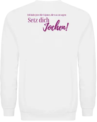 Setz dich Jochen-Rückendruck