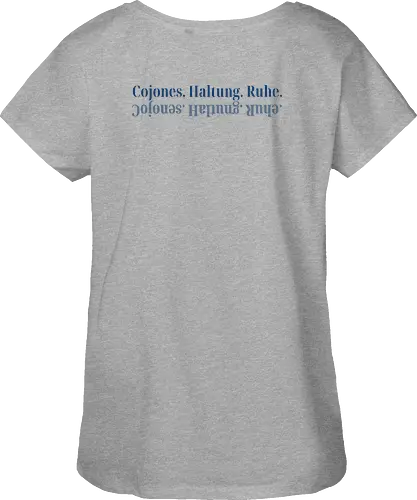 Cojones.Haltung.Ruhe. - Rückendruck