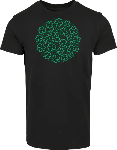 Green Shamrocks St Patrick Pattern