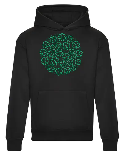 Green Shamrocks St Patrick Pattern