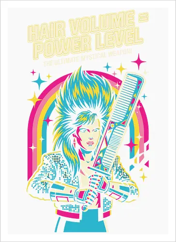 80s Glam Rock Retro Anime