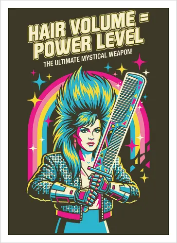 80s Glam Rock Retro Anime