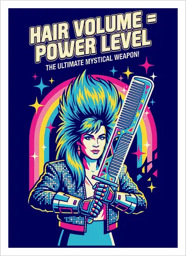 80s Glam Rock Retro Anime