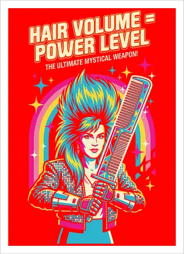 80s Glam Rock Retro Anime