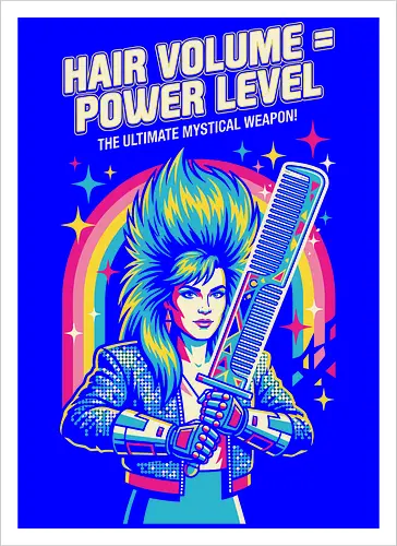 80s Glam Rock Retro Anime