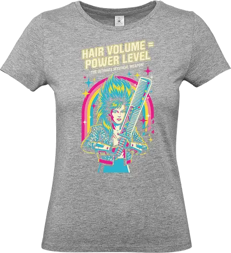 80s Glam Rock Retro Anime - flashy otaku fashion, retro pop culture streetwear, bold 80s graphic t-shirt, hair volume power level shirt, 80s glam rock t-shirt, retro anime parody tee, neon pop art clothing, big hair aesthetic apparel, funny power level graphic, rockstar anime t-shirt, vintage 80s rainbow design, colorful music lover shirt, synthwave aesthetic top, glam metal fan merch, shonen anime parody clothing, mystical comb weapon art, nostalgic 80s fashion, vibrant character graphic tee, hair stylist humor gift - Standard T-Shirt (Frauen)
