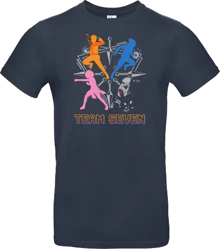 Team Seven Retro Minimalist Ninja Squad