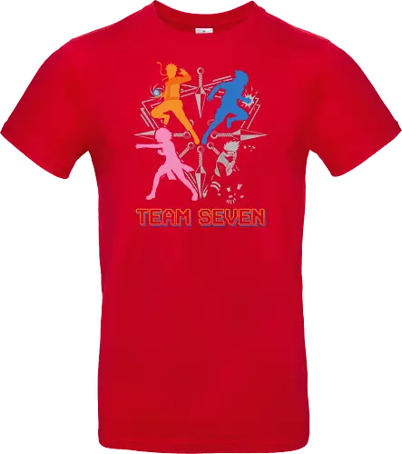 Team Seven Retro Minimalist Ninja Squad