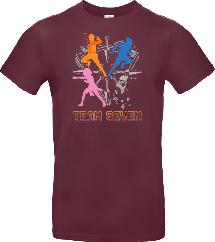 Team Seven Retro Minimalist Ninja Squad