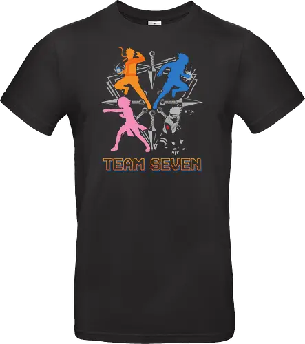 Team Seven Retro Minimalist Ninja Squad