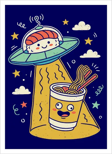 Sushi UFO Abduction