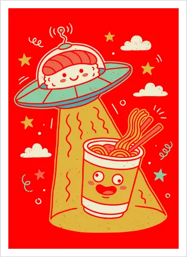 Sushi UFO Abduction