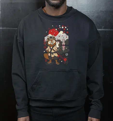 Tanuki Samurai Selfie