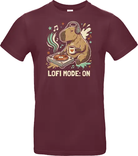 Chill Capybara DJ Retro Aesthetic