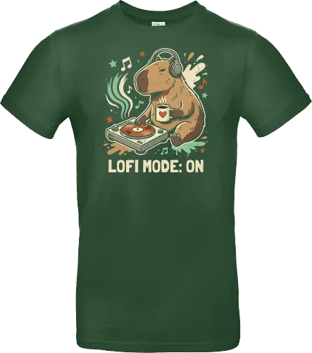 Chill Capybara DJ Retro Aesthetic