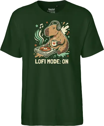 Chill Capybara DJ Retro Aesthetic