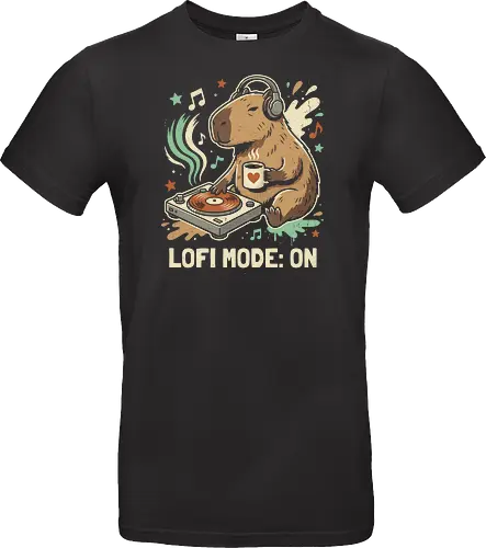 Chill Capybara DJ Retro Aesthetic