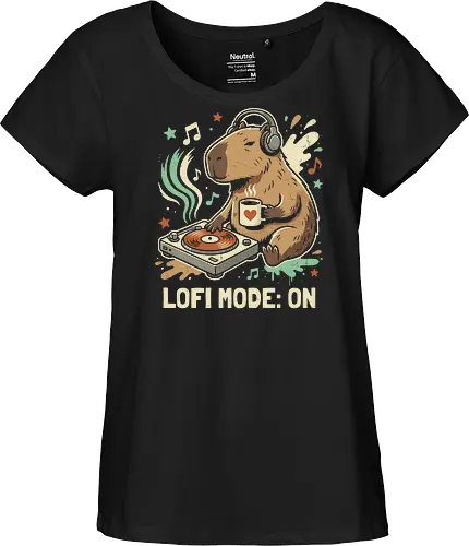 Chill Capybara DJ Retro Aesthetic