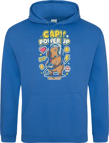 Gamer Capybara Retro 8-Bit Pixel Art Graphic