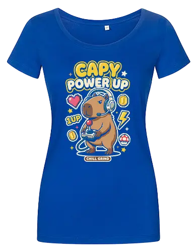 Gamer Capybara Retro 8-Bit Pixel Art Graphic