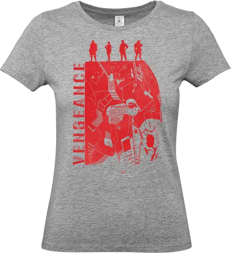 Vengeance - Metal Gear Rising Revengeance - jack the ripper, minimalistische kunst, metal gear revengeance, metal gear rising t-shirt, raiden cyborg ninja, vengeance, gamer kleidung, metal gear solid, platinum games, hack and slash, teetan, konami, jetstream sam, cyborg krieger, blade mode - Standard T-Shirt (Frauen)