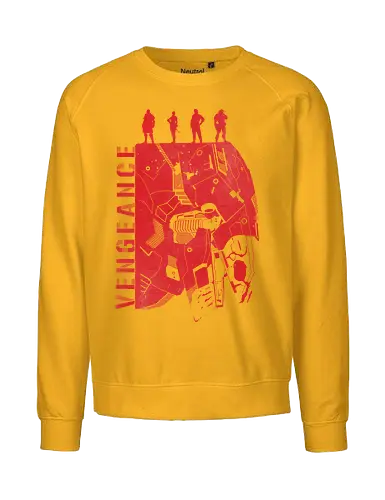 Vengeance - Metal Gear Rising Revengeance - jack the ripper, minimalistische kunst, metal gear revengeance, metal gear rising t-shirt, raiden cyborg ninja, vengeance, gamer kleidung, metal gear solid, platinum games, hack and slash, teetan, konami, jetstream sam, cyborg krieger, blade mode - Fairtrade Sweatshirt