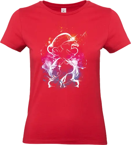 Galactic plumber - Mario, gaming, video game, plumber, space, galaxy - Standard T-Shirt (Frauen)