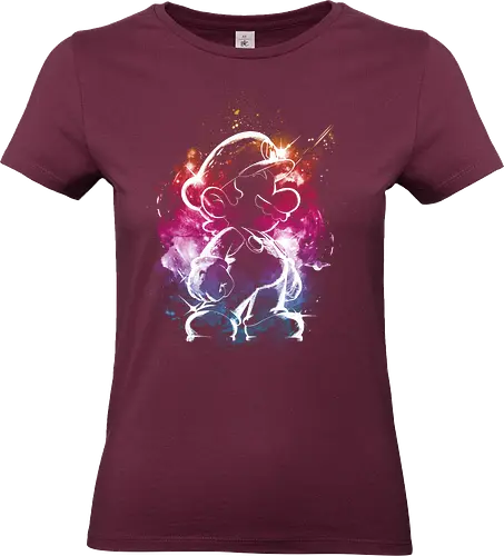 Galactic plumber - Mario, gaming, video game, plumber, space, galaxy - Standard T-Shirt (Frauen)