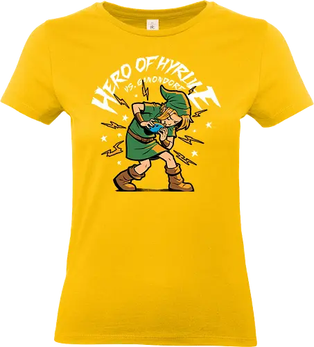 Hero Game Music Comic - Elf, Music, Musical, Video Games, Video Game, Classic, Classic Video Games, 90s Video Games, Cult Video Game, Classic Video Game, Nerd, Geek, Fantasy, Adventure, Comic, Comic Books, Comic Book, Poster - Standard T-Shirt (Frauen)