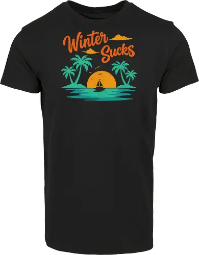 Winter Sucks Retro Sunset