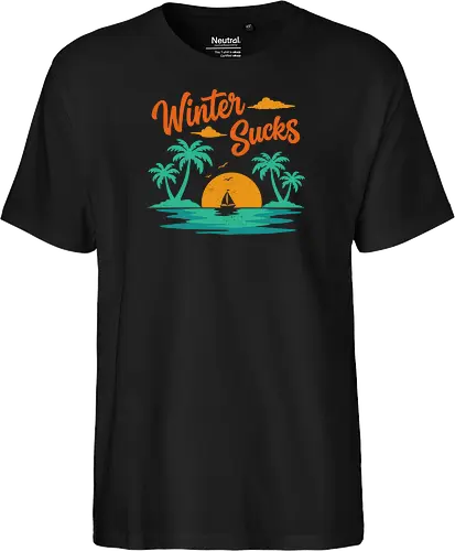 Winter Sucks Retro Sunset