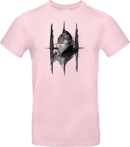 Soul Protector - Soulslike Guardian Knight - dark souls t-shirt, soul protector, wächter ritter, gamer kleidung, fromsoftware, action rpg, teetan, you died, souls-like, dunkle fantasie, lordran, anor londo, boss fight, estus flask, aquarell kunst - Standard T-Shirt